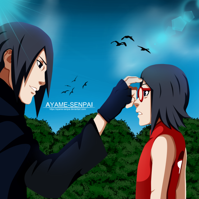 SPOILER! Sasuke and Sarada 